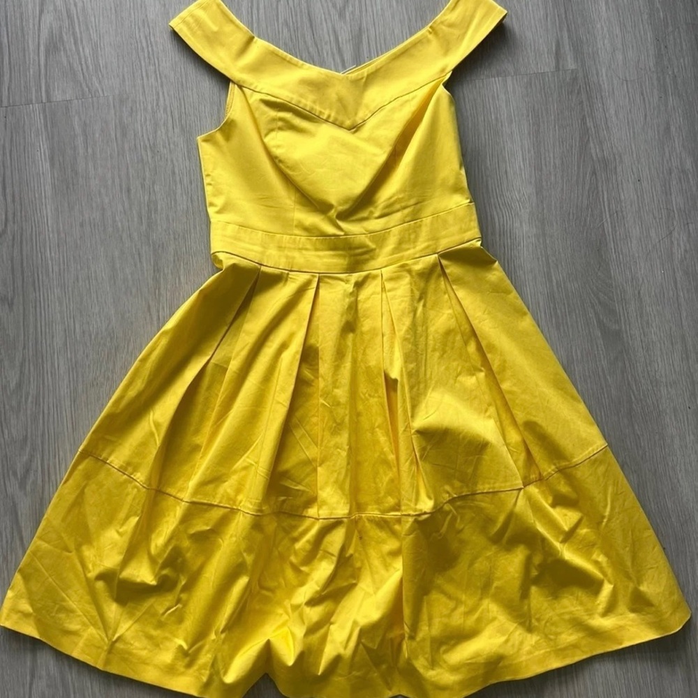 Yellow Midi Dress